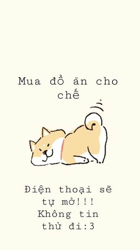 Hình nền cute có chữ với các hình ảnh đáng yêu và dòng chữ mang thông điệp tích cực.