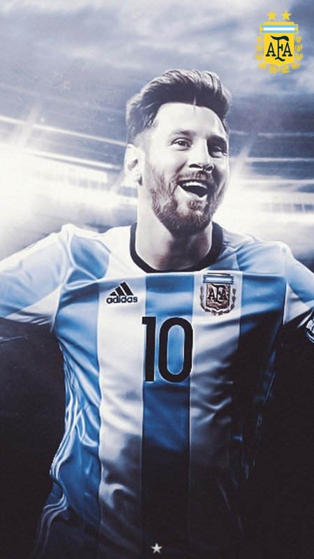 Hình nền Messi Argentina với màu áo trắng xanh là biểu tượng của lòng tự hào dân tộc.